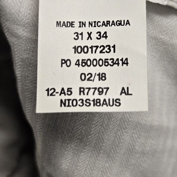 Ariat Pants Mens 32x33* Beige Performance Khaki Outdoors Rodeo Western - Picture 4 of 10